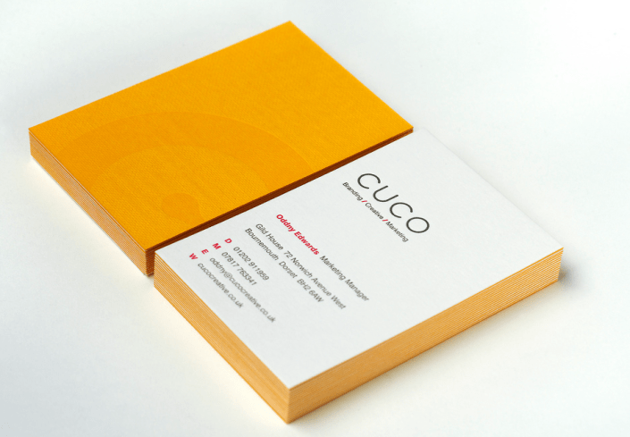 Colorplan 540 gsm Duplex embossed letterpress