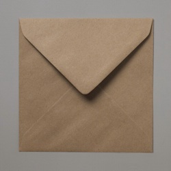 155x155 vierkante kraft envelop